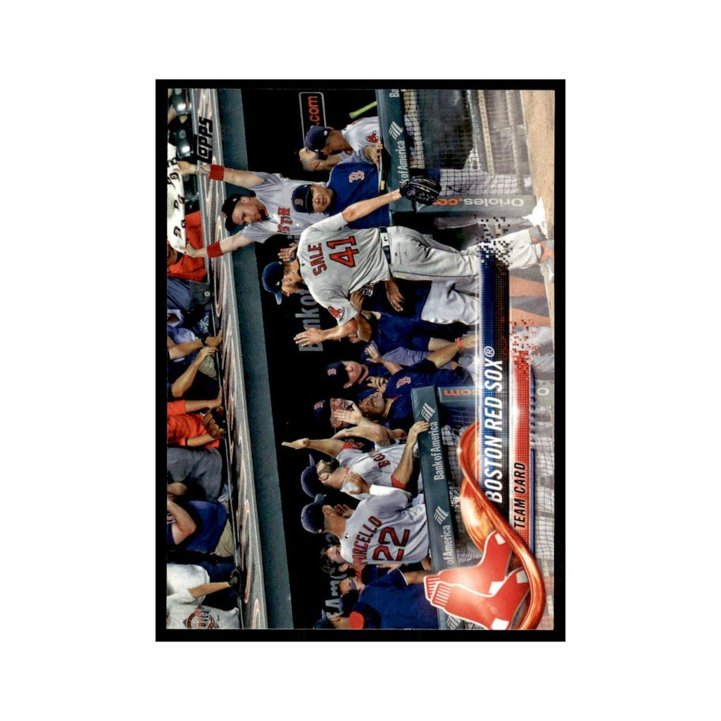 Boston Red Sox 2018 Topps #48 Boston Red Sox Baseball Card NM