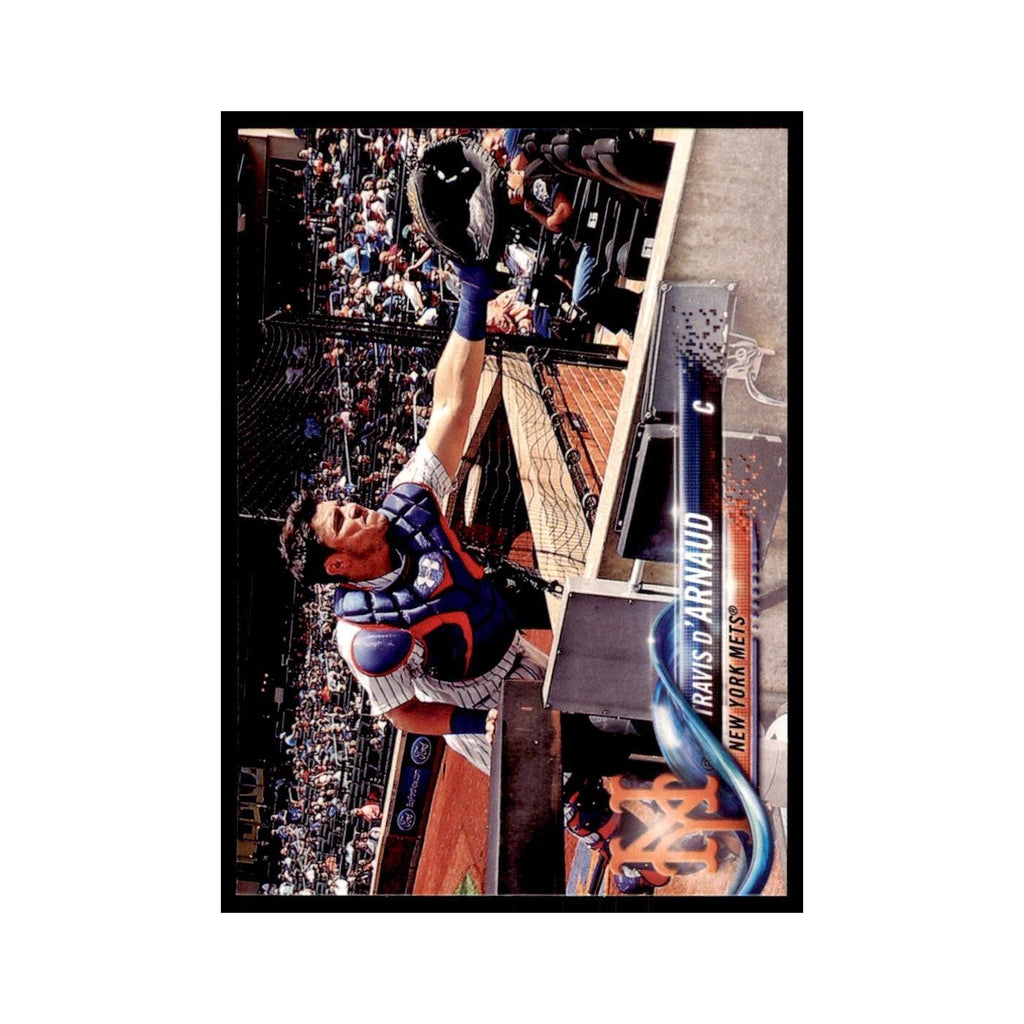Travis d'Arnaud 2018 Topps #91 New York Mets Baseball Card NM