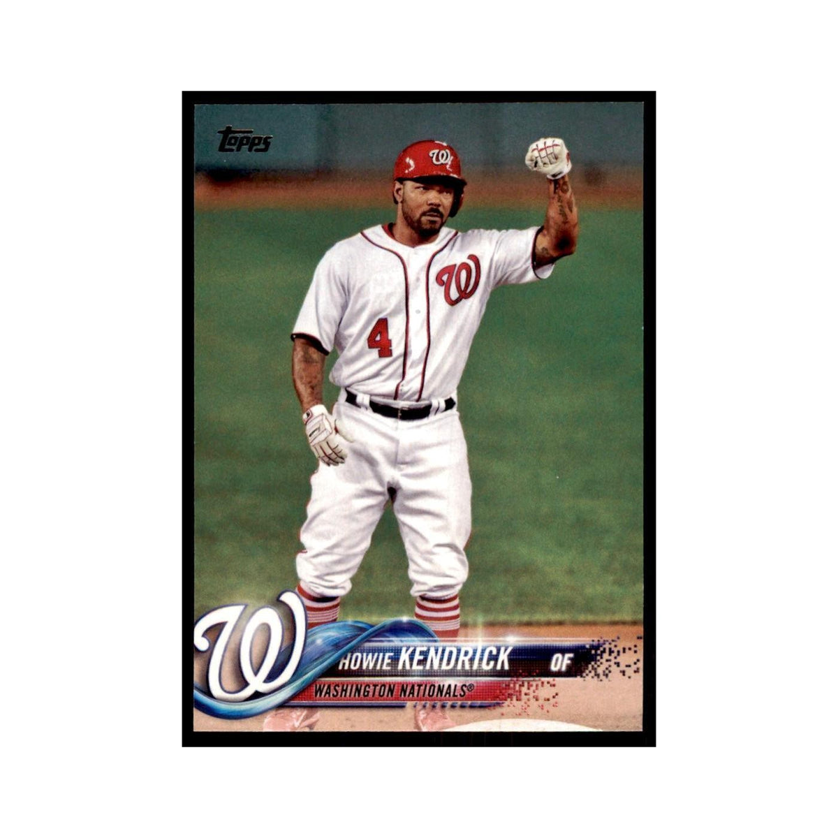 Howie Kendrick 2018 Topps #83 Washington Nationals Baseball Card NM