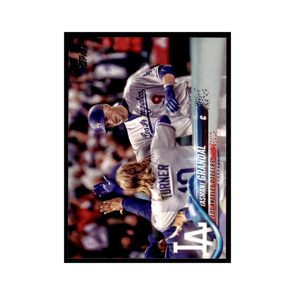 Yasmani Grandal 2018 Topps #320 Los Angeles Dodgers Baseball Card NM