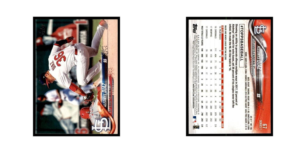 Aledmys Diaz 2018 Topps #67 St. Louis Cardinals Baseball Card NM