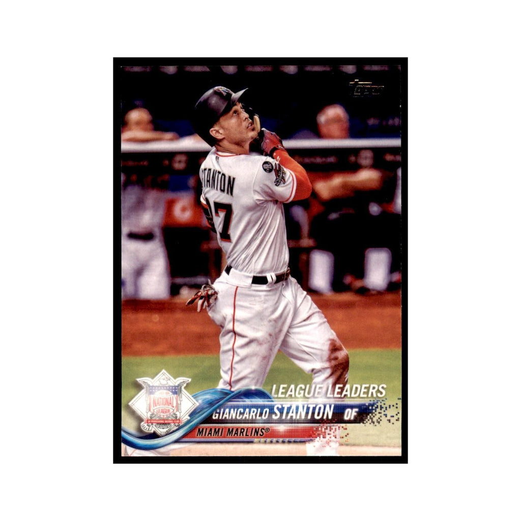 Giancarlo Stanton 2018 Topps #64 Miami Marlins Baseball Card NM