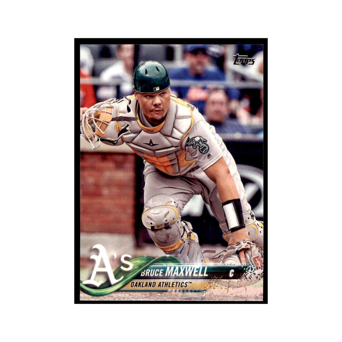 Bruce Maxwell 2018 Topps #336 Oakland Athletics Baseball Card NM
