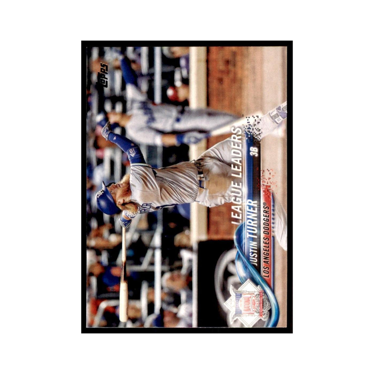 Justin Turner 2018 Topps #108 Los Angeles Dodgers Baseball Card NM