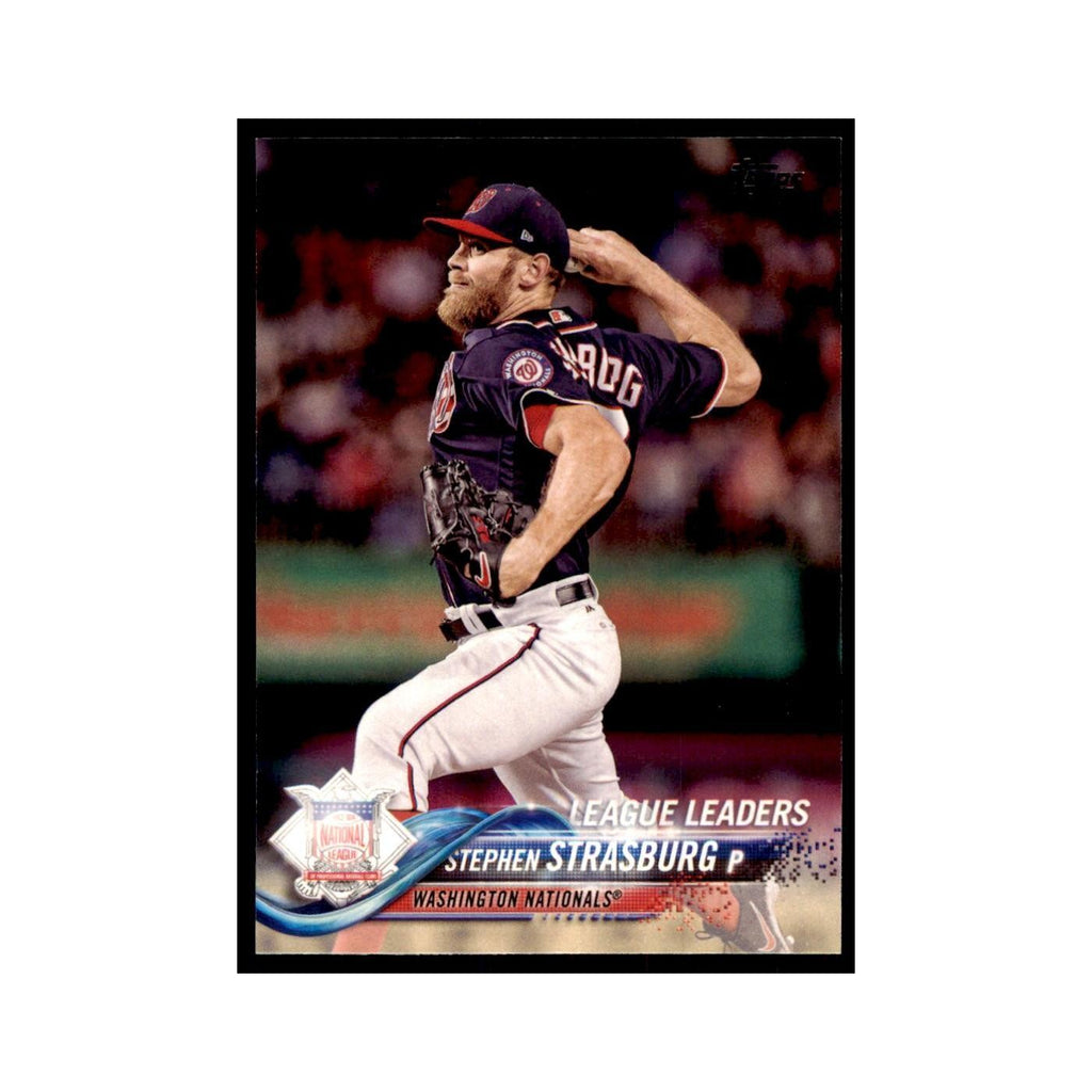 Stephen Strasburg 2018 Topps #335 Washington Nationals Baseball Card NM
