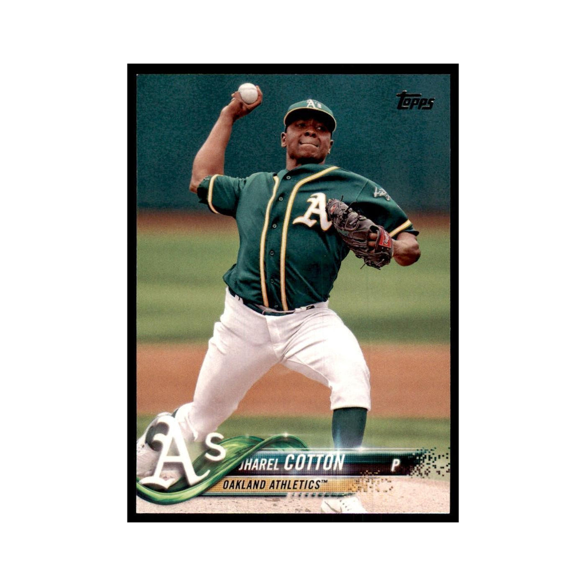 Jharel Cotton 2018 Topps #106 Oakland Athletics Baseball Card NM