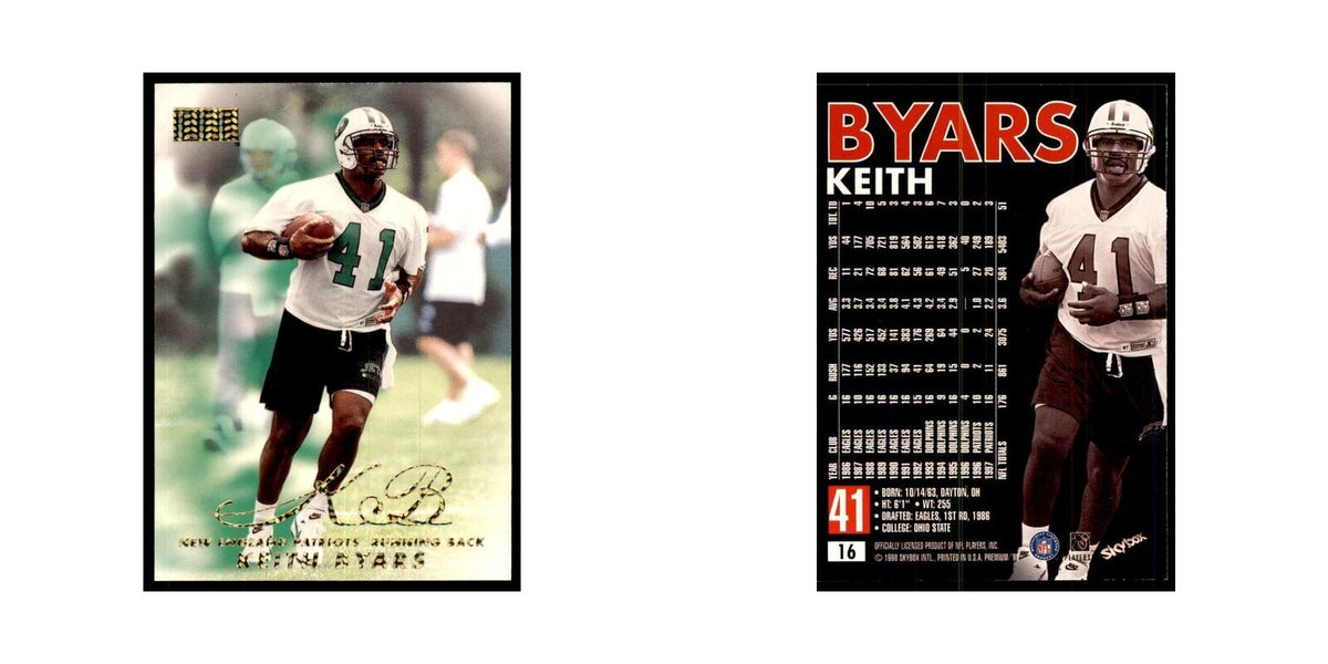 Keith Byars 1998 SkyBox #16 Football Cards Football Card NM