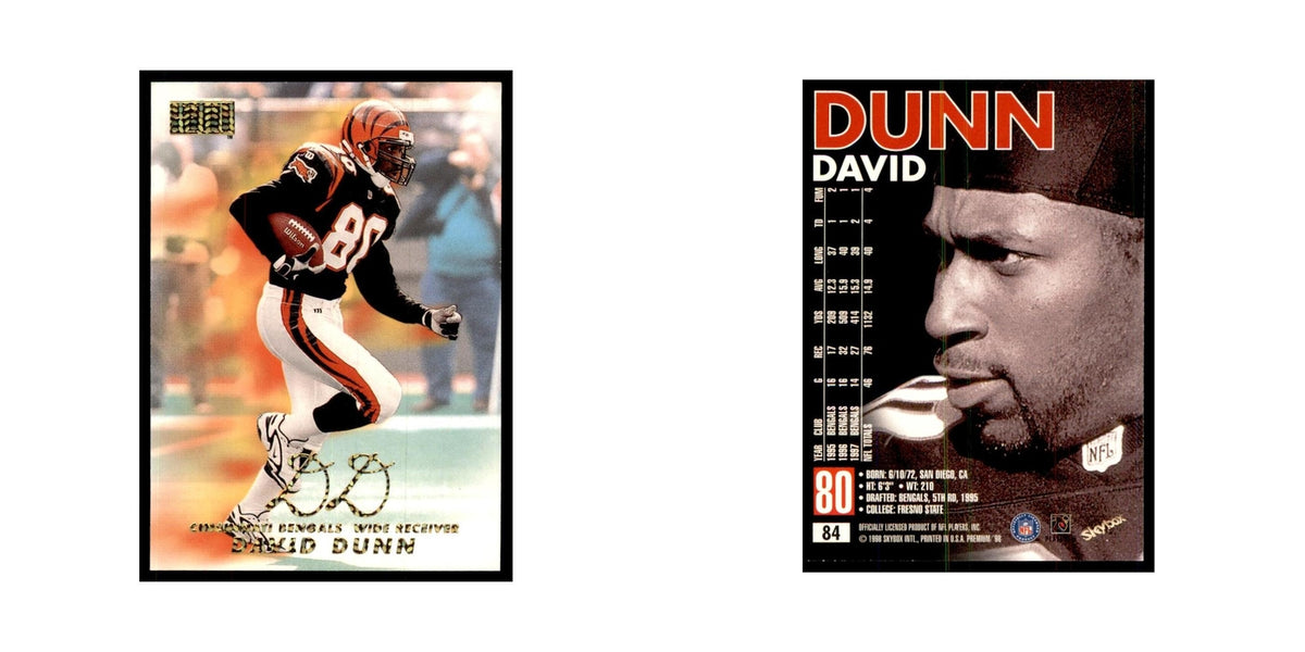 David Dunn 1998 SkyBox #84 Football Cards Football Card NM