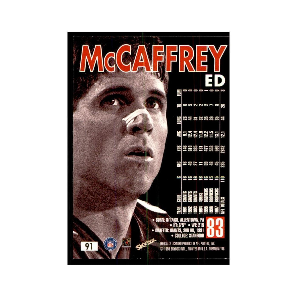 Ed McCaffrey 1998 SkyBox #91 Football Cards Football Card NM
