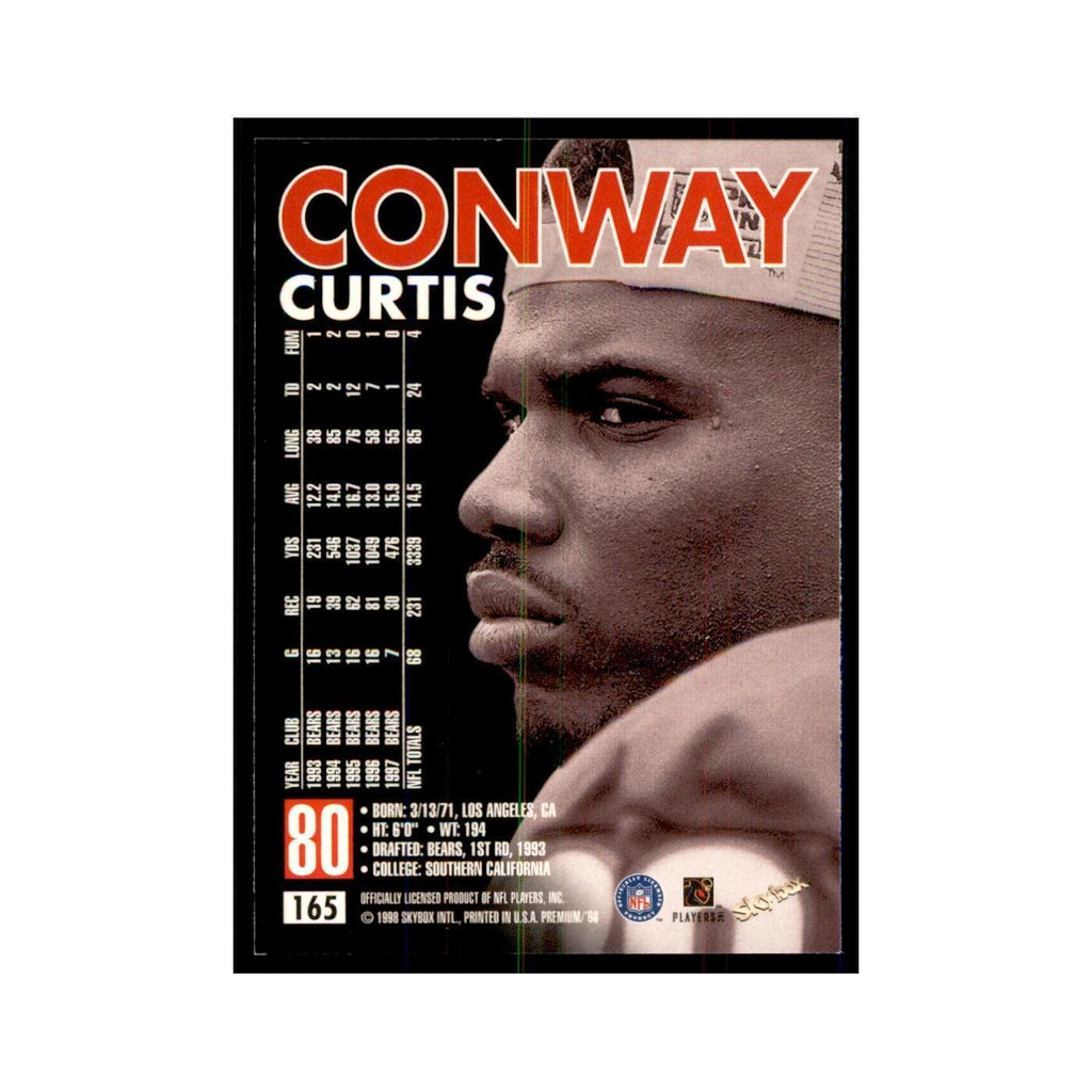 Curtin Conway 1998 SkyBox #165 Football Cards Football Card NM