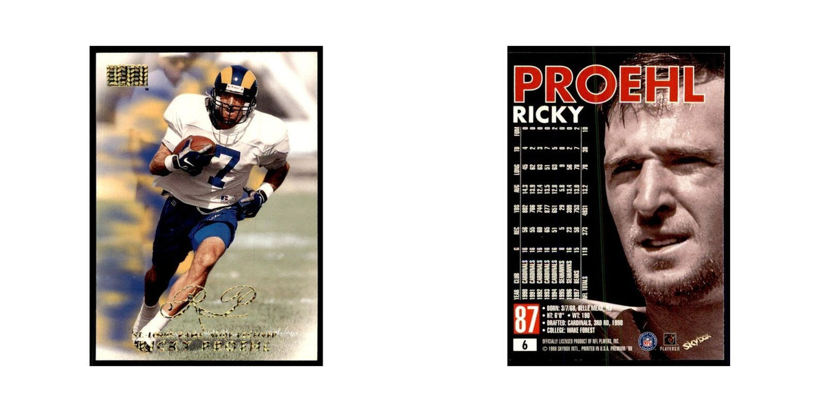 Ricky Proehl 1998 SkyBox #6 Football Cards Football Card NM