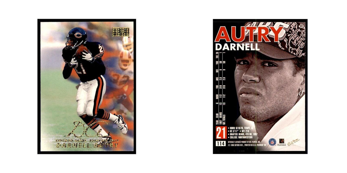 Darnell Autry 1998 SkyBox #114 Football Cards Football Card NM