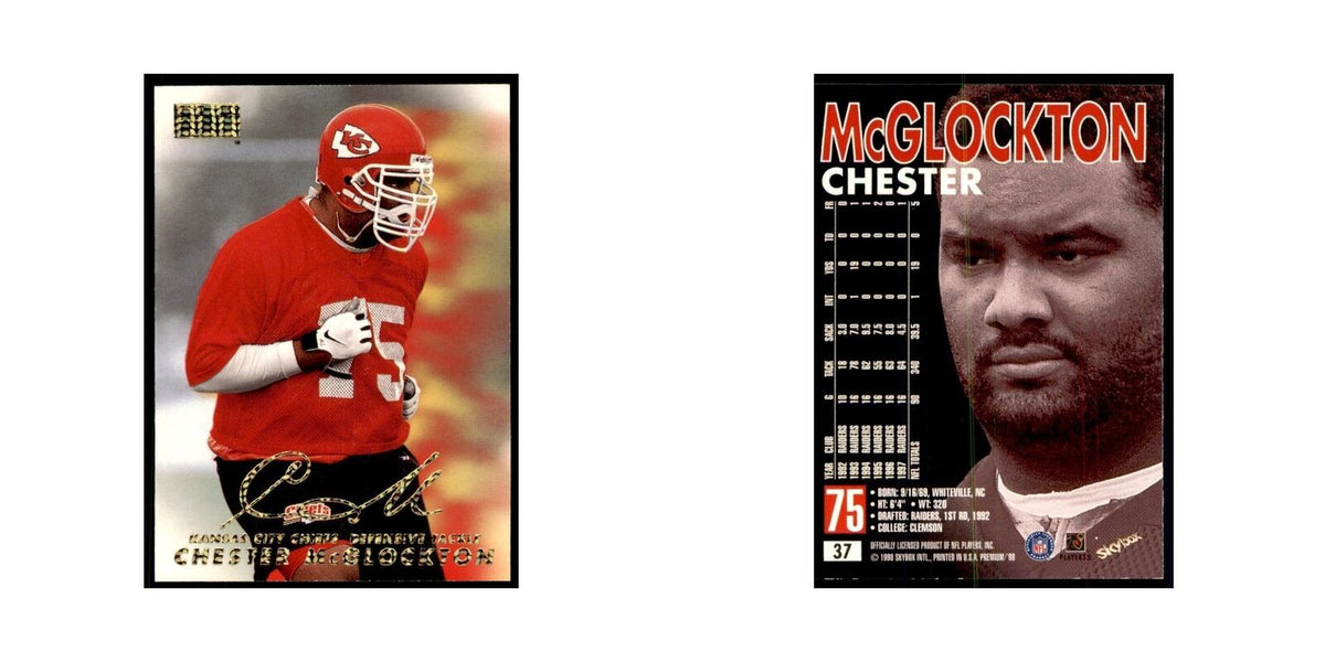 Chester McGlockton 1998 SkyBox #37 Football Cards Football Card NM