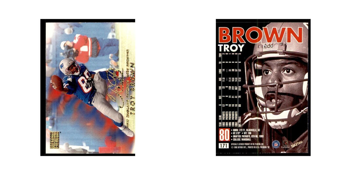 Troy Brown 1998 SkyBox #171 Football Cards Football Card NM