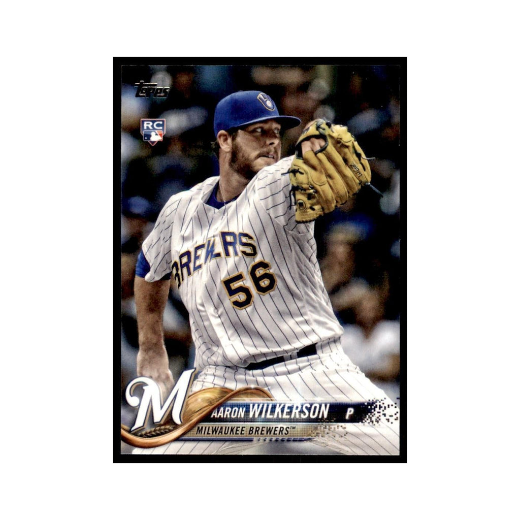 Aaron Wilkerson Rookie 2018 Topps #378 Milwaukee Brewers Baseball Card NM