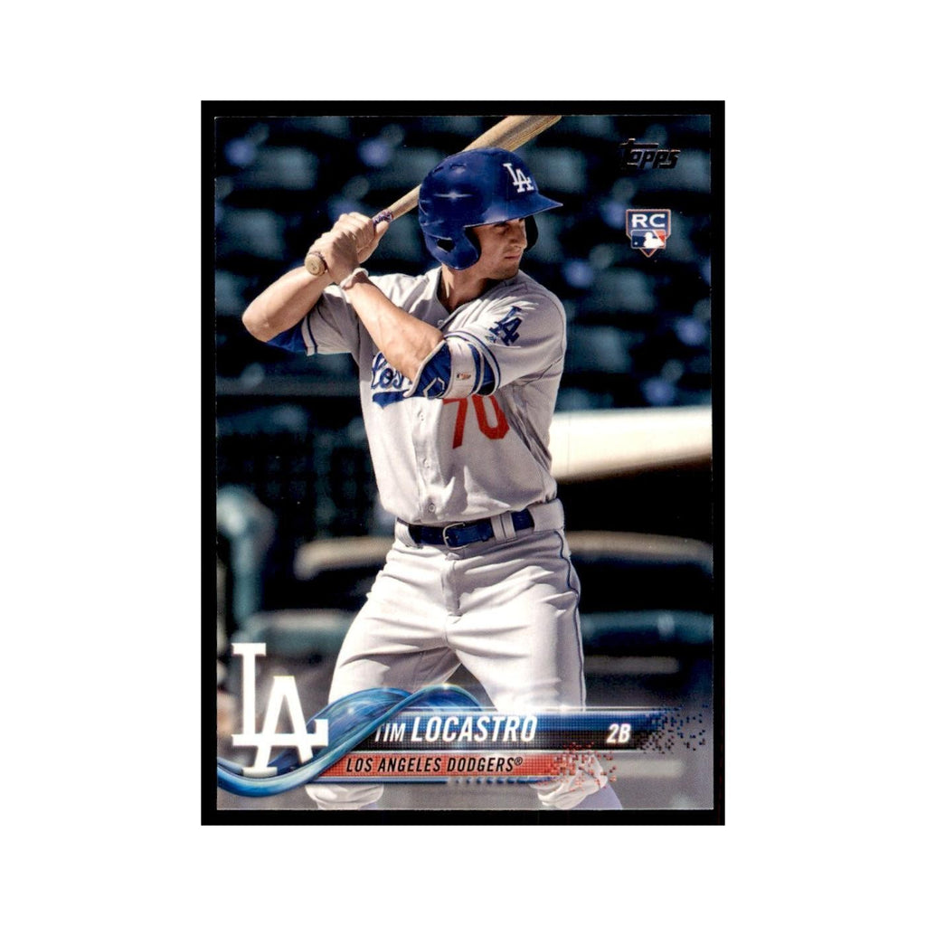Tim Locastro Rookie 2018 Topps #466 Los Angeles Dodgers Baseball Card NM