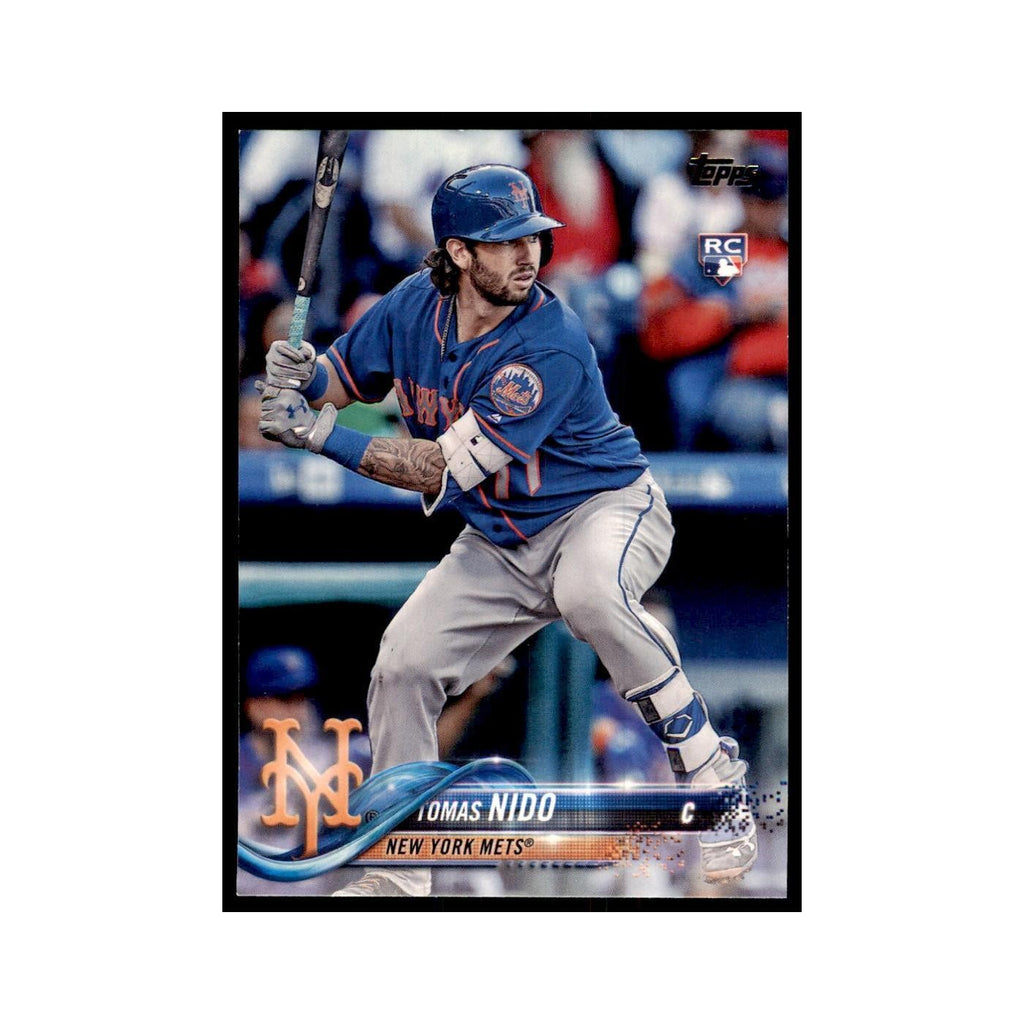 Tomas Nido Rookie 2018 Topps #486 New York Mets Baseball Card NM