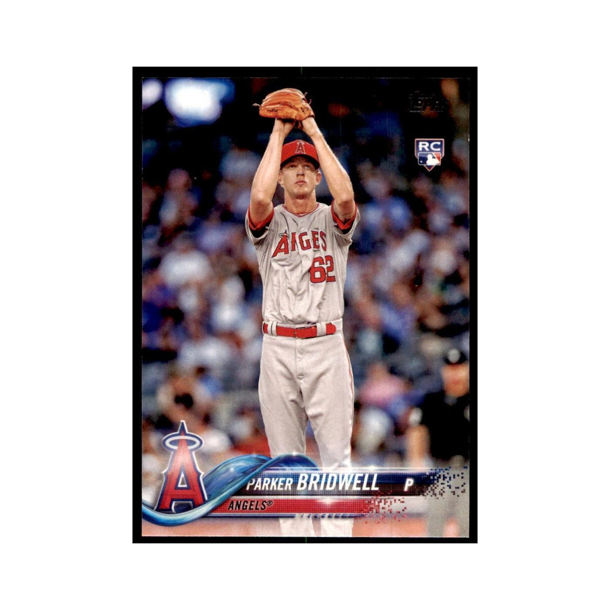 Parker Bridwell Rookie 2018 Topps #322 Los Angeles Angels Baseball Card NM