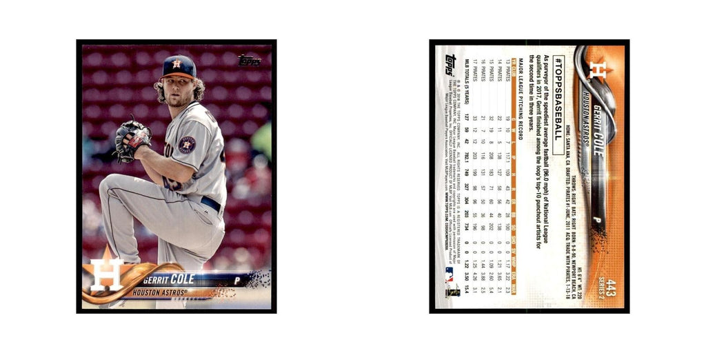 Gerrit Cole 2018 Topps #443 Houston Astros Baseball Card NM