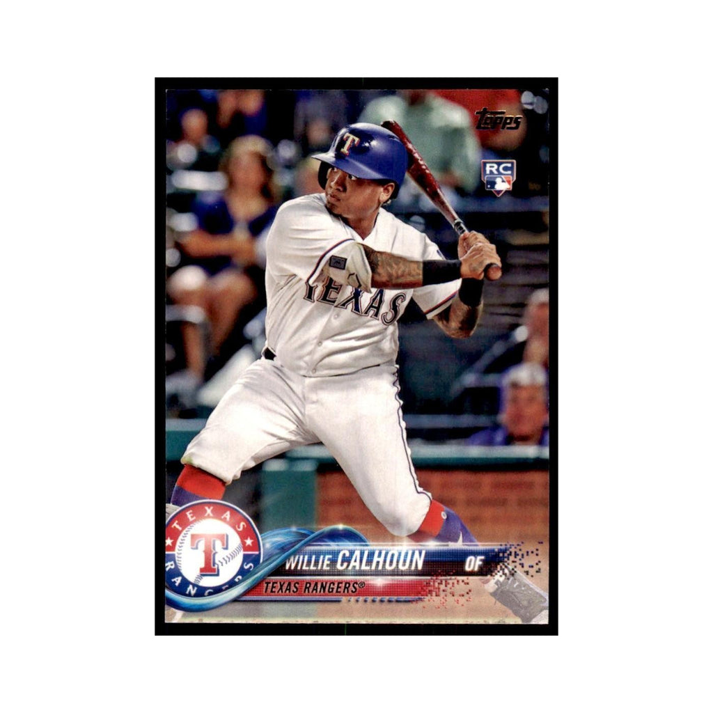 Willie Calhoun Rookie 2018 Topps #245 Texas Rangers Baseball Card NM
