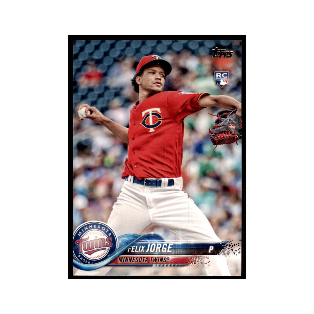 Felix Jorge Rookie 2018 Topps #410 Minnesota Twins Baseball Card NM
