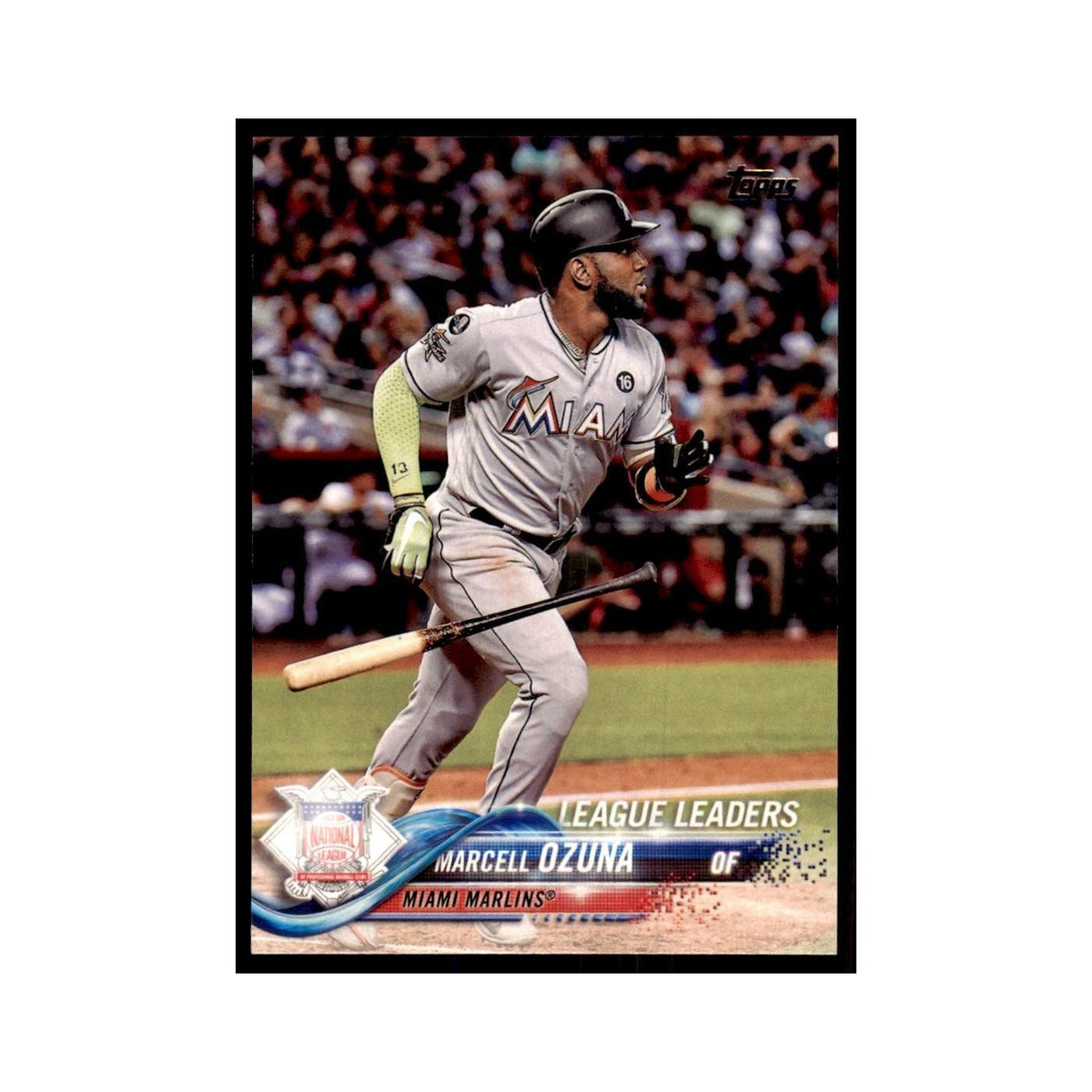 Marcell Ozuna 2018 Topps #291 Miami Marlins Baseball Card NM