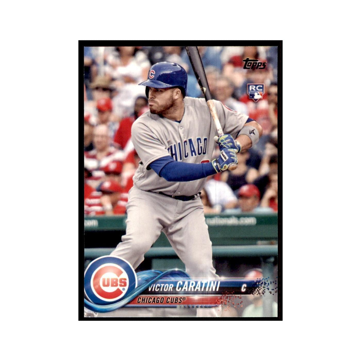Victor Caratini Rookie 2018 Topps #422 Chicago Cubs Baseball Card NM