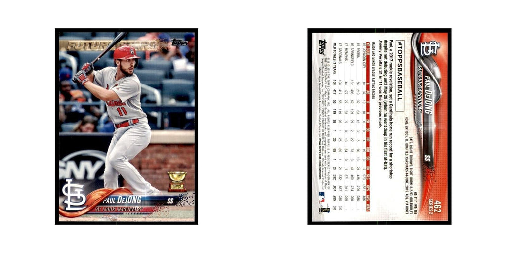 Paul DeJong Gold Cup 2018 Topps #462 St. Louis Cardinals Baseball Card NM