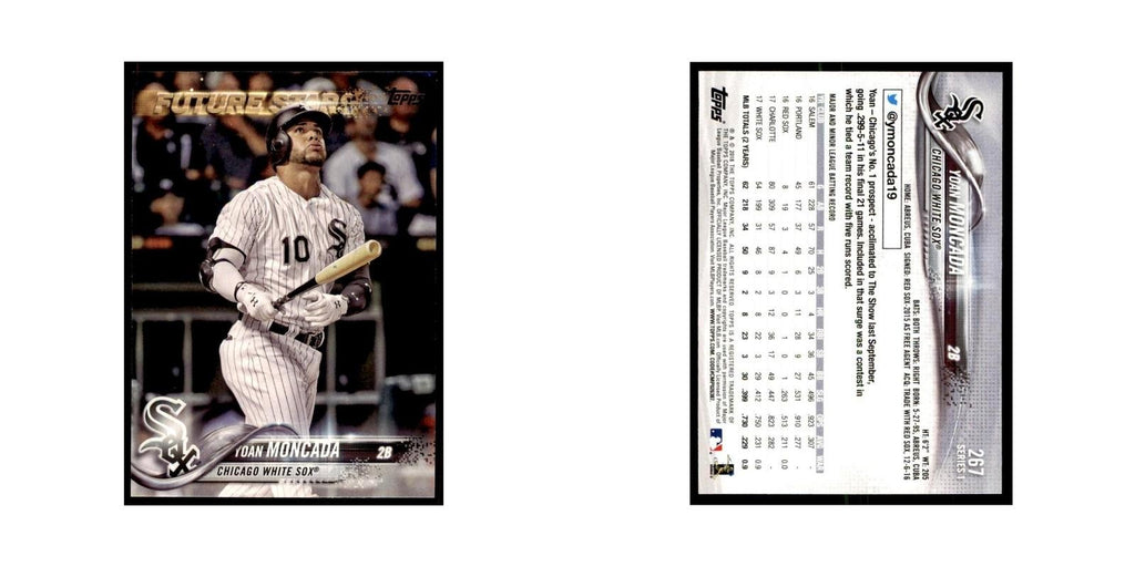 Yoan Moncada 2018 Topps #267 Chicago White Sox Baseball Card NM