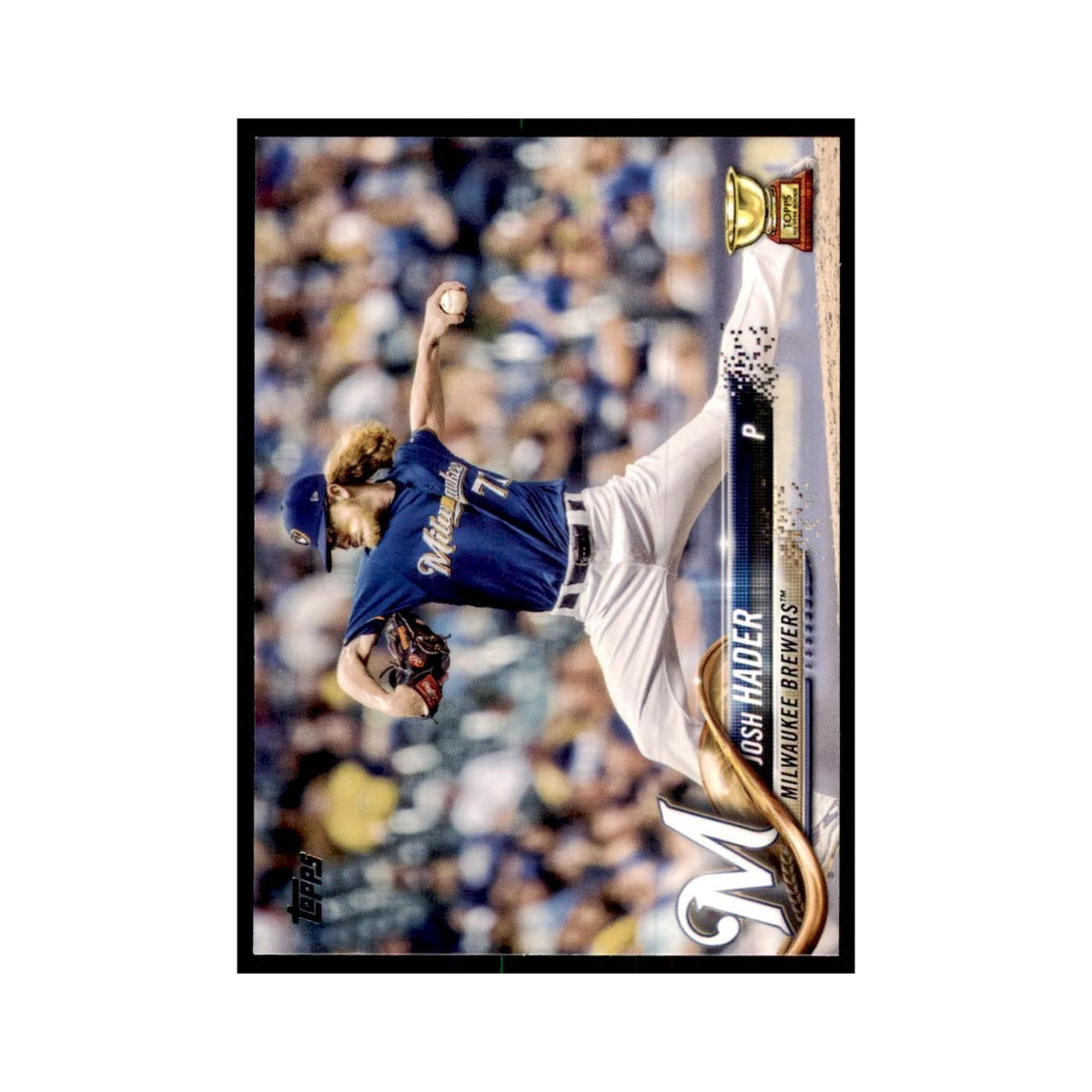 Josh Hader Gold Cup 2018 Topps #357 Milwaukee Brewers Baseball Card NM