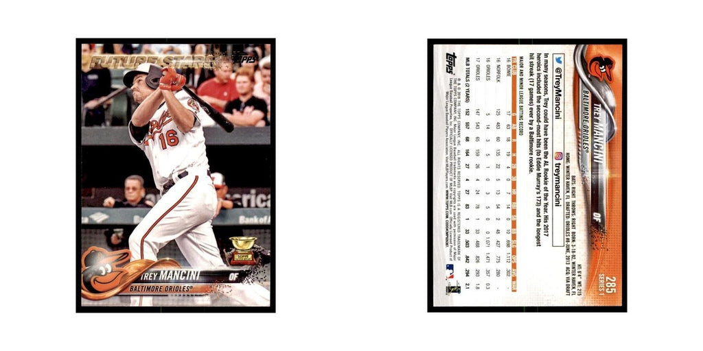 Trey Mancini Gold Cup 2018 Topps #285 Baltimore Orioles Baseball Card NM
