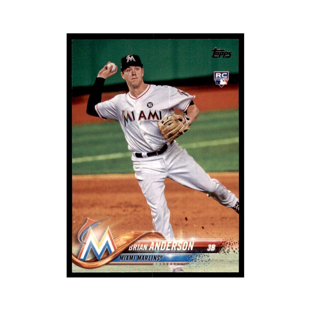 Brian Anderson Rookie 2018 Topps #234 Miami Marlins Baseball Card NM