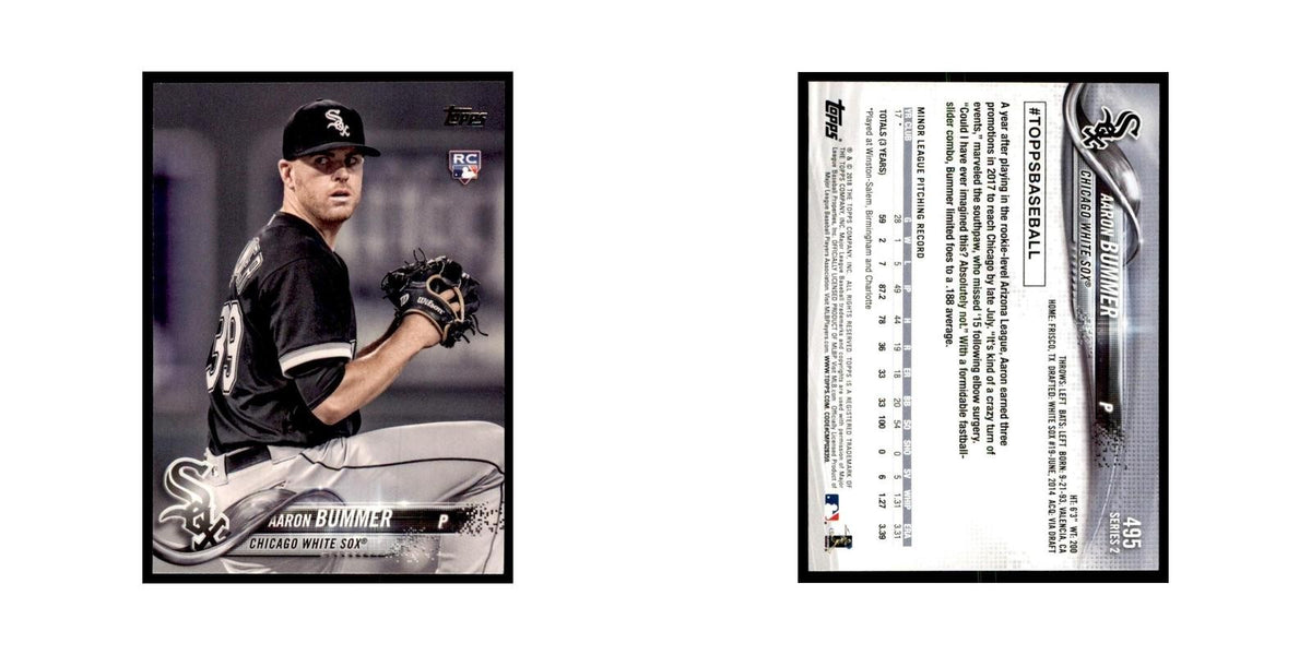 Aaron Bummer Rookie 2018 Topps #495 Chicago White Sox Baseball Card NM