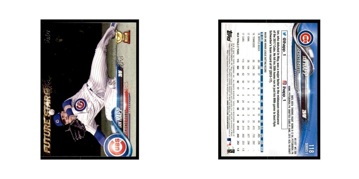 Ian Happ Gold Cup 2018 Topps #118 Chicago Cubs Baseball Card NM