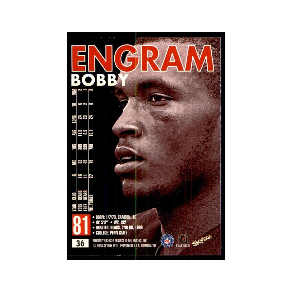 Bobby Engram 1998 SkyBox #36 Football Cards Football Card NM