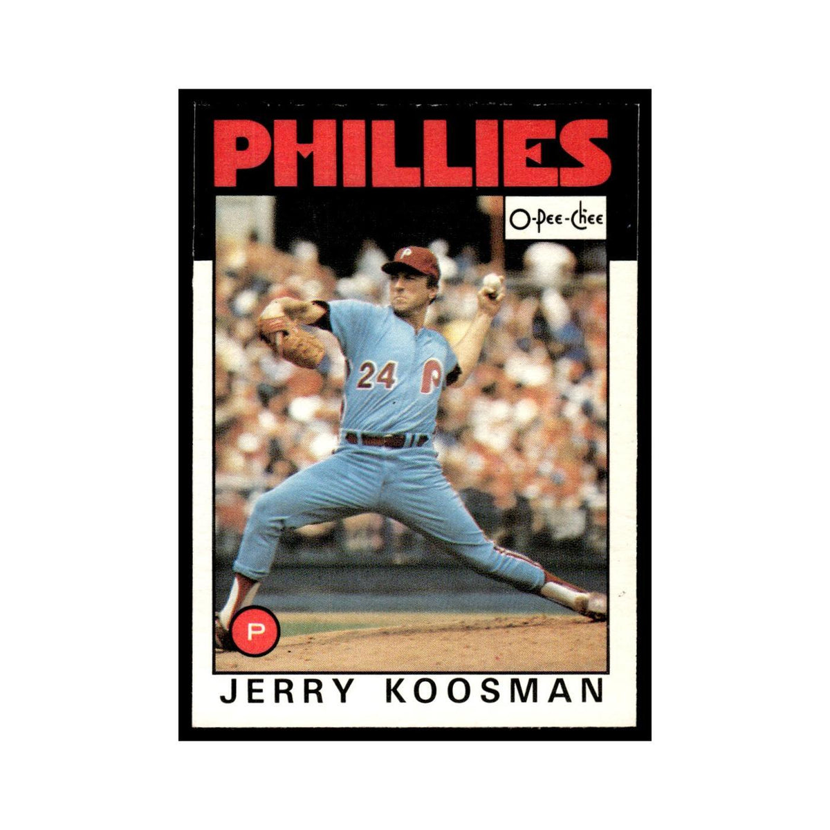 Jerry Koosman 1986 O-Pee-Chee #343 Philadelphia Phillies Baseball Card NM