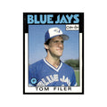 Tom Filer 1986 O-Pee-Chee #312 Toronto Blue Jays Baseball Card NM