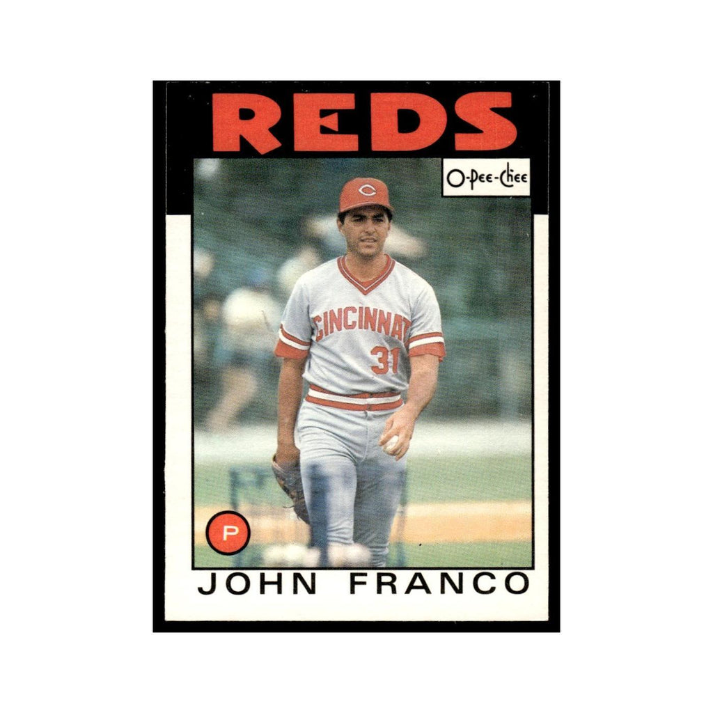 John Franco 1986 O-Pee-Chee #54 Cincinnati Reds Baseball Card NM