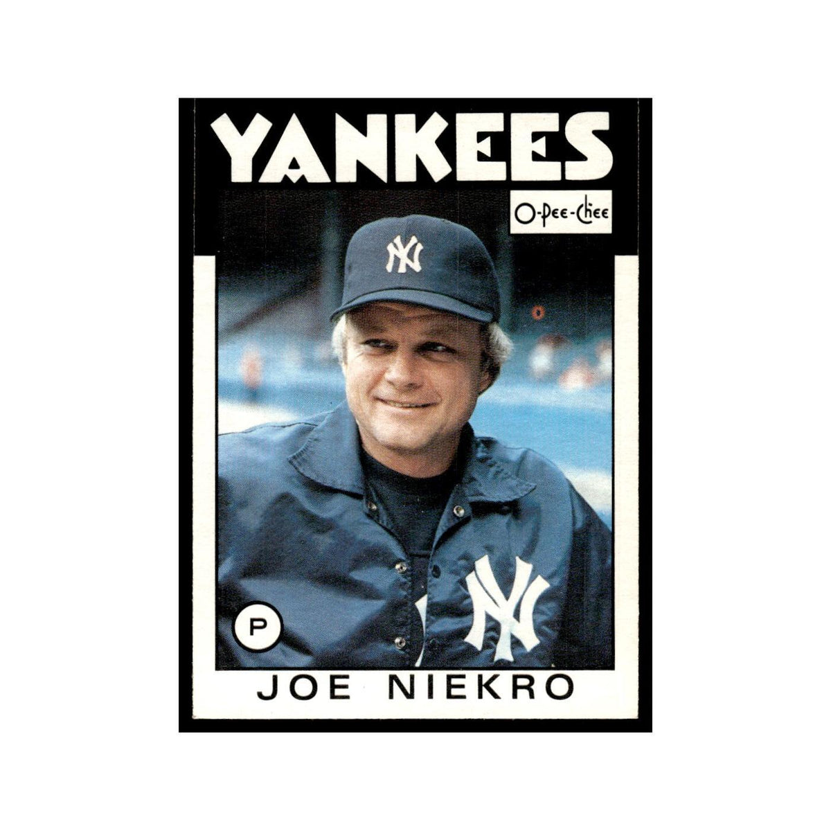 Joe Niekro 1986 O-Pee-Chee #135 New York Yankees Baseball Card NM