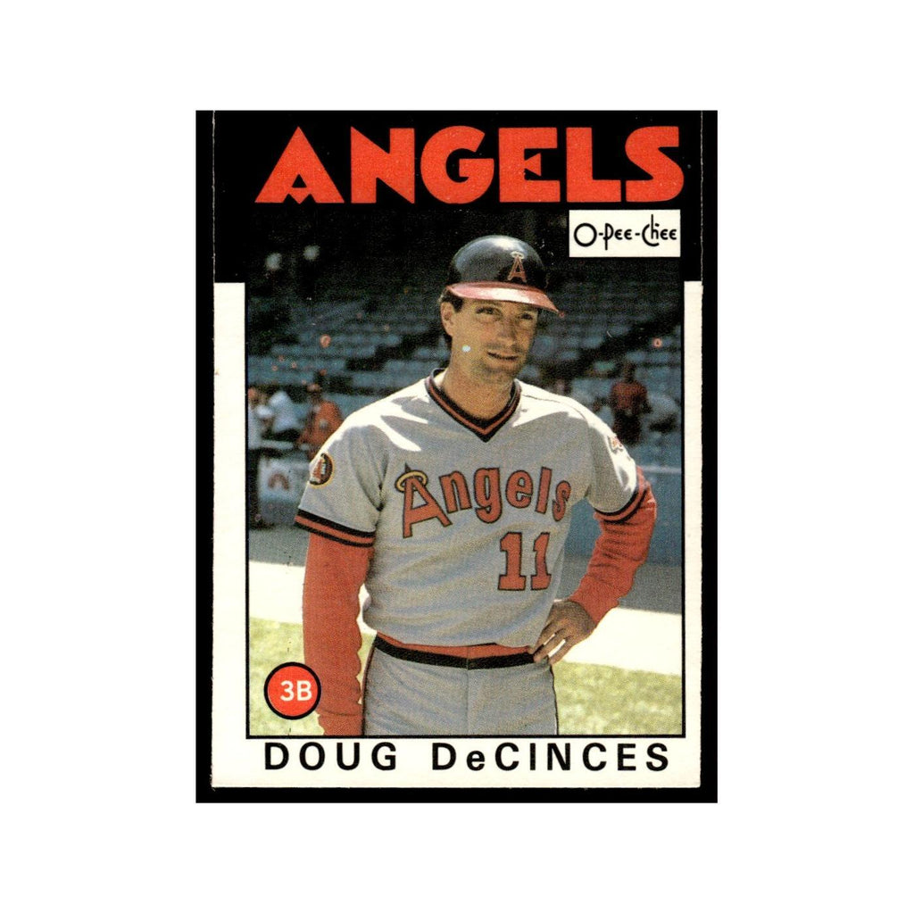 Doug DeCinces 1986 O-Pee-Chee #257 California Angels Baseball Card NM