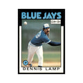 Dennis Lamp 1986 O-Pee-Chee #219 Toronto Blue Jays Baseball Card NM