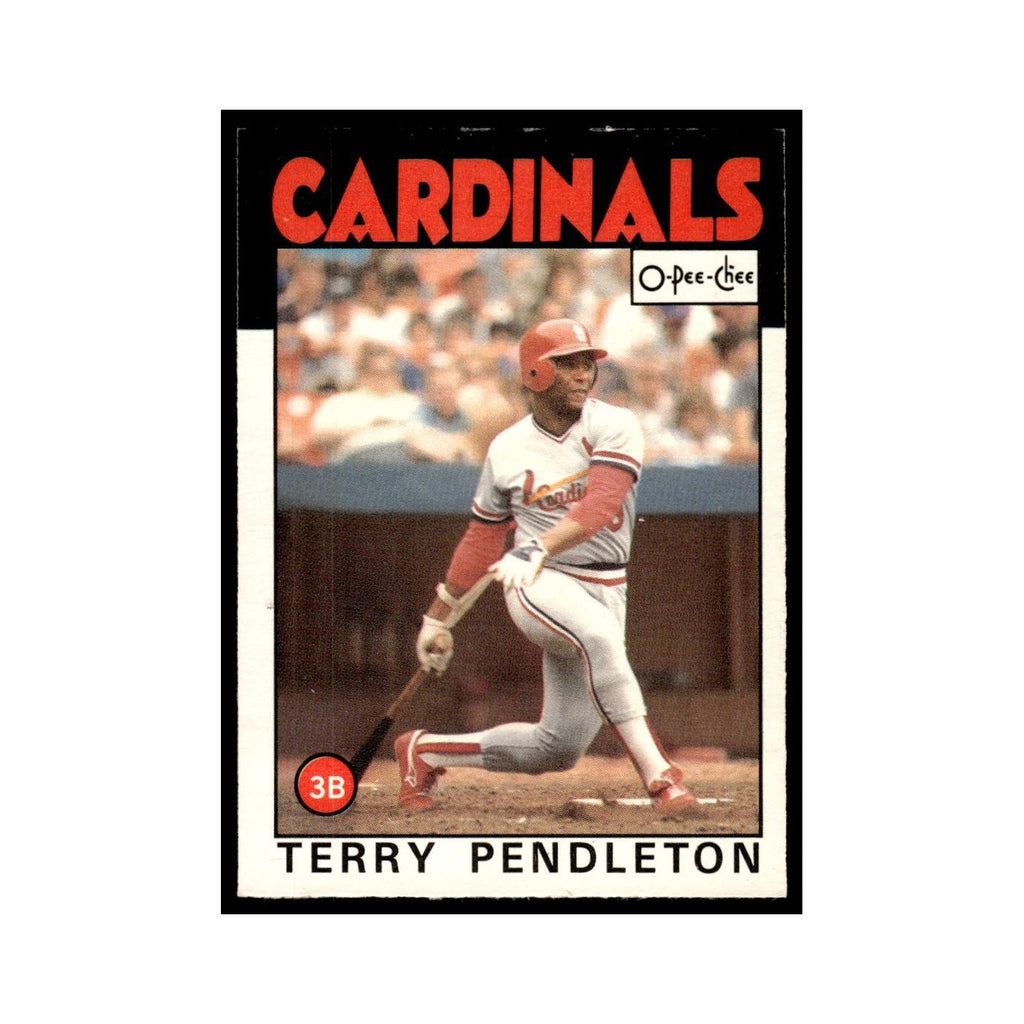 Terry Pendleton 1986 O-Pee-Chee #321 St. Louis Cardinals Baseball Card NM