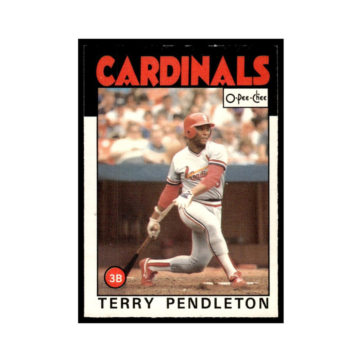 Terry Pendleton 1986 O-Pee-Chee #321 St. Louis Cardinals Baseball Card NM