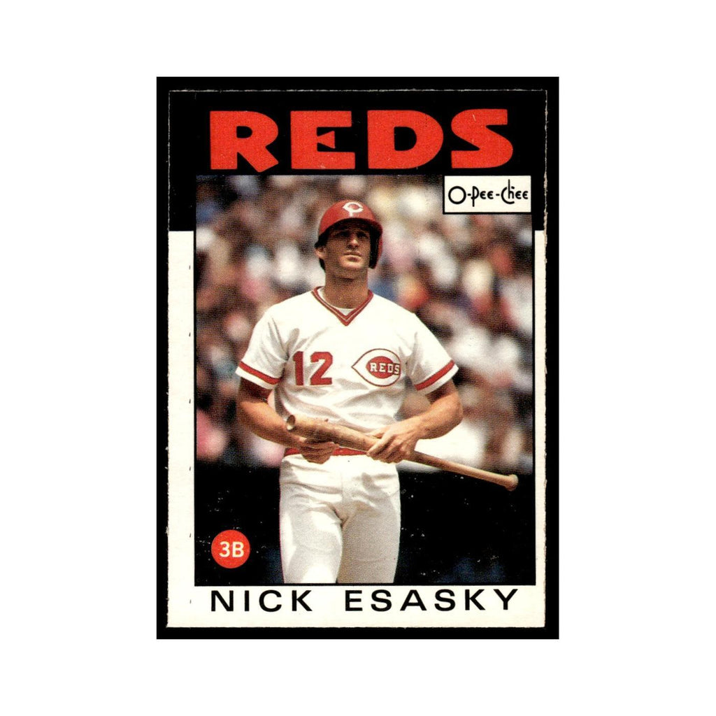 Nick Esasky 1986 O-Pee-Chee #201 Cincinnati Reds Baseball Card NM