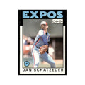Dan Schatzeder 1986 O-Pee-Chee #324 Montreal Expos Baseball Card NM