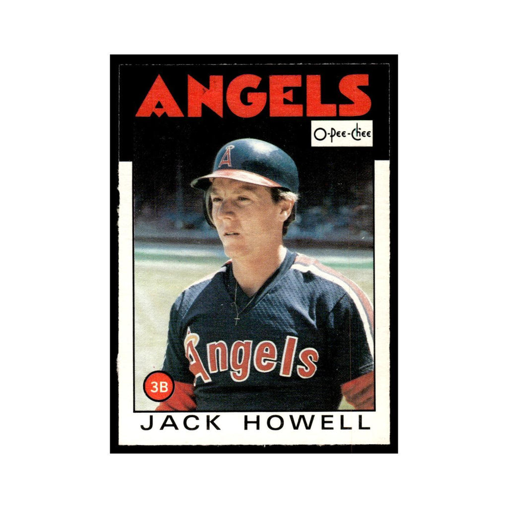 Jack Howell 1986 O-Pee-Chee #127 California Angels Baseball Card NM