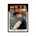 Tim Teufel 1986 O-Pee-Chee #91 New York Mets Baseball Card NM