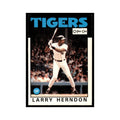 Larry Herndon 1986 O-Pee-Chee #61 Detroit Tigers Baseball Card NM