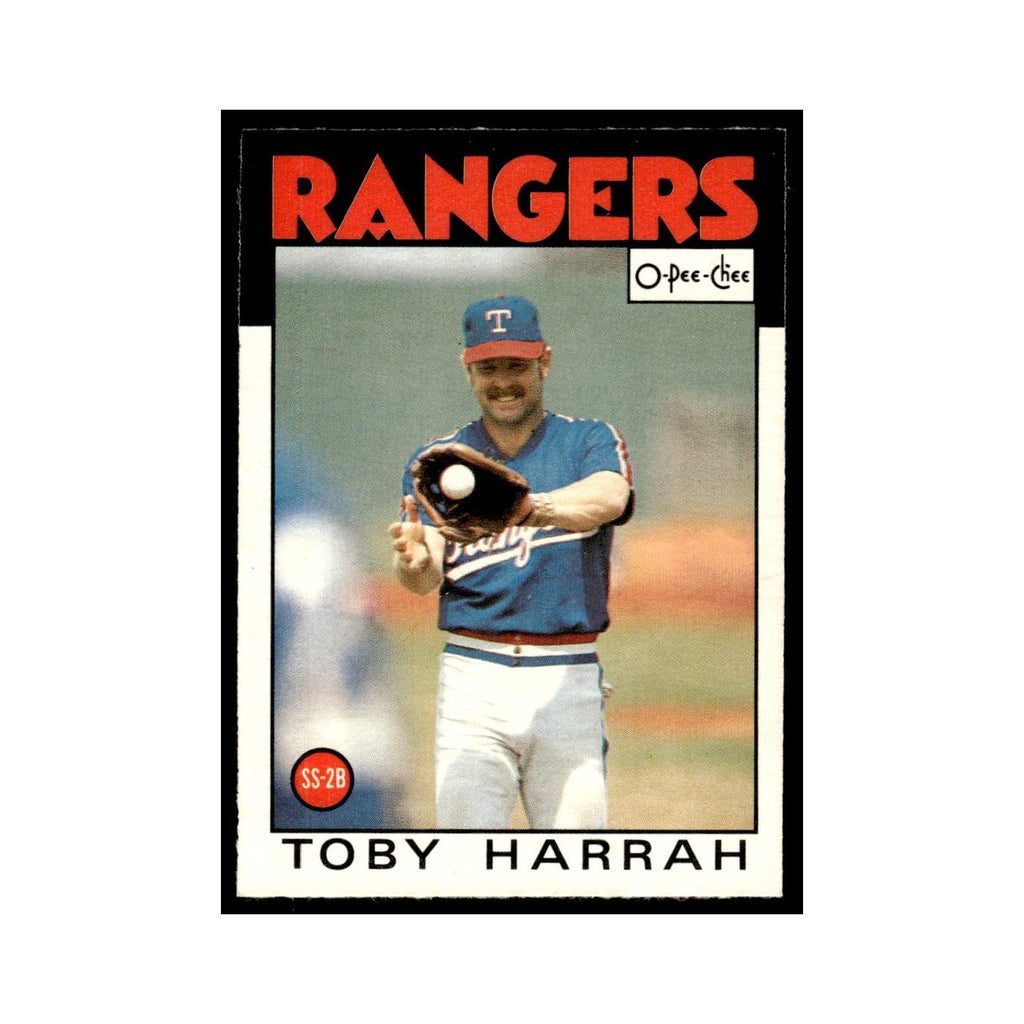 Toby Harrah 1986 O-Pee-Chee #72 Texas Rangers Baseball Card NM