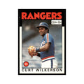 Curt Wilkerson 1986 O-Pee-Chee #279 Texas Rangers Baseball Card NM